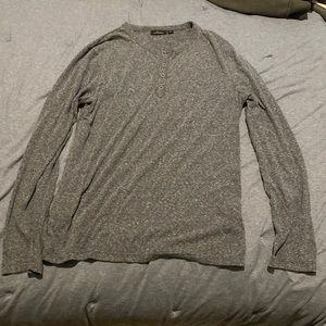 Long Sleeve Henley Shirt